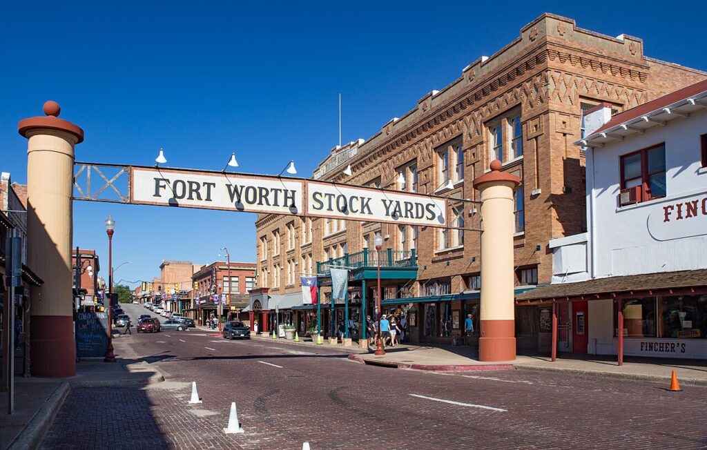 Fort Worth Stockyards entrance
