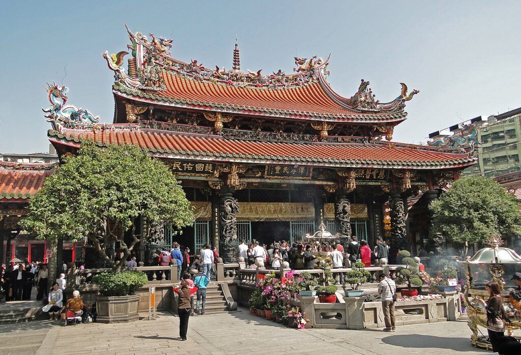 Longshan Temple in Wanhua, Taipei