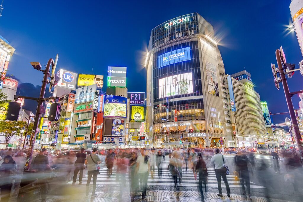 Shibuya crossing, Tokyo