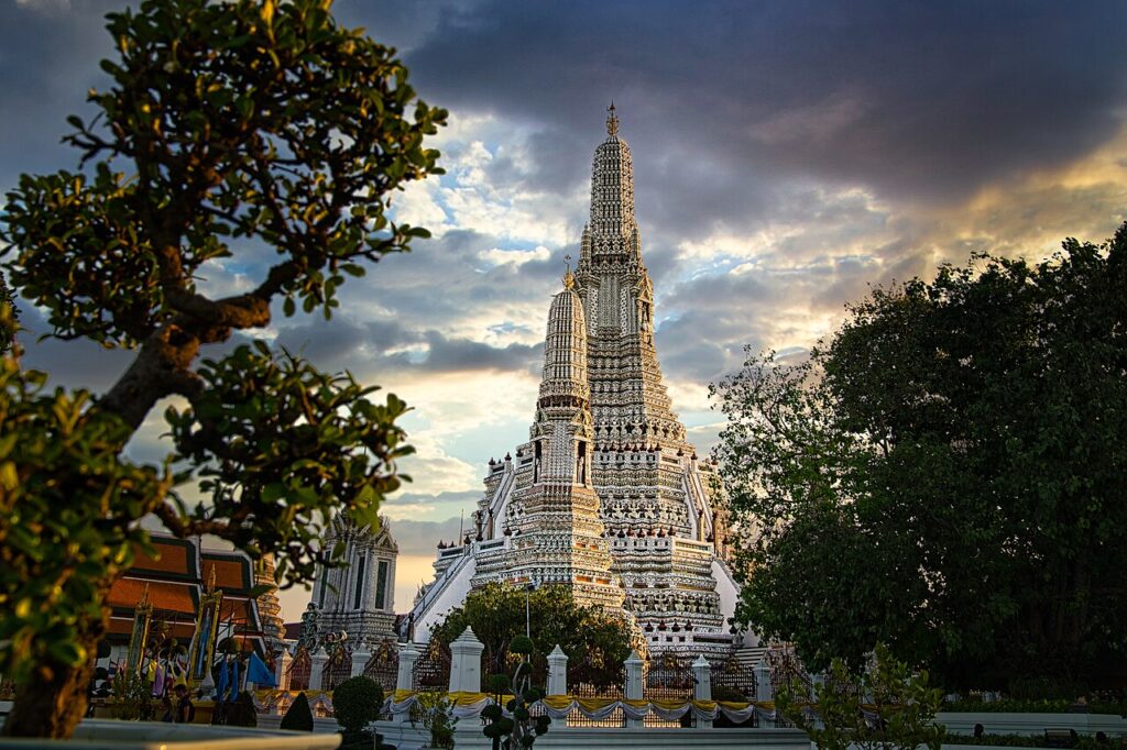 Wat Arun on the Chao Phraya river, Bangkok