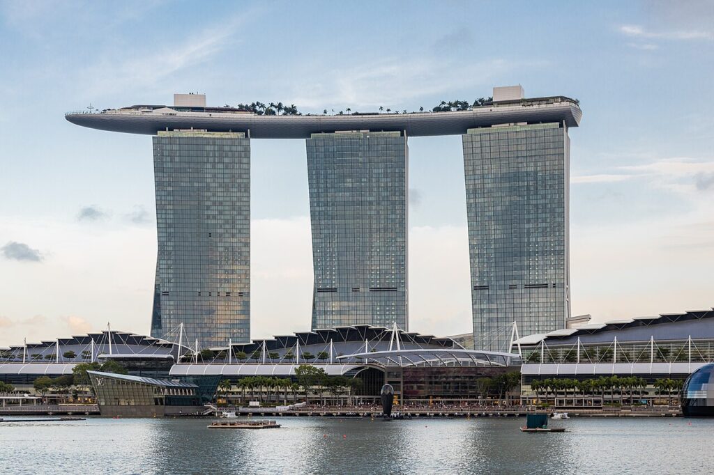 Marina Bay and Marina Bay Sands, Singapore