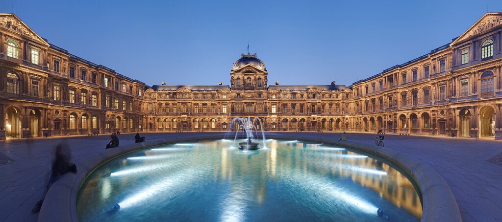 Cour Carree of the Louvre, Paris