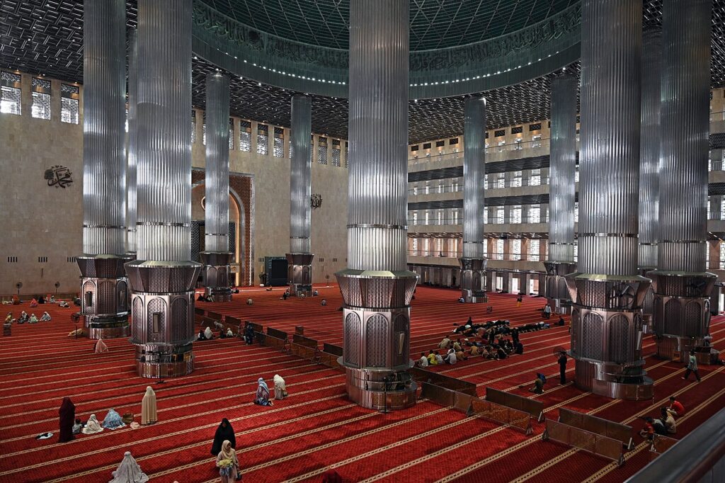 Istiqlal Mosque prayer hall, Jakarta