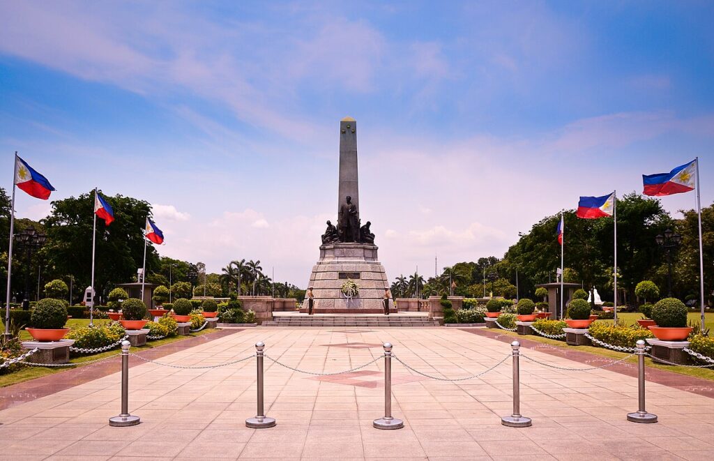 Rizal Monument in Rizal Park, Manila