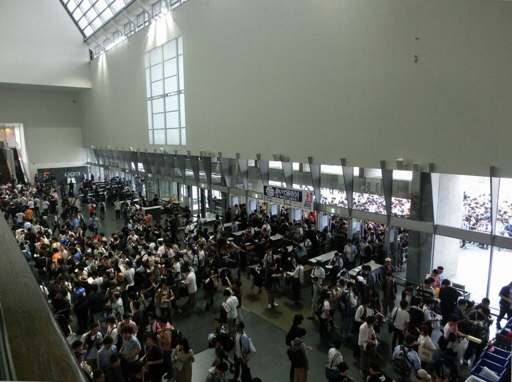 Marine Messe Fukuoka entrance lobby, not the concert auditorium