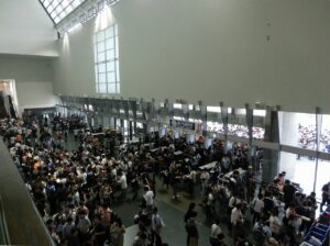 Marine Messe Fukuoka entrance lobby, not the concert auditorium