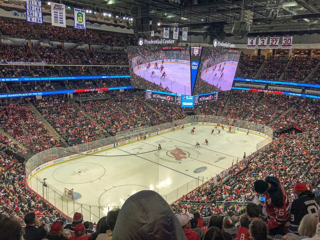 Prudential Center: interior view (2018)