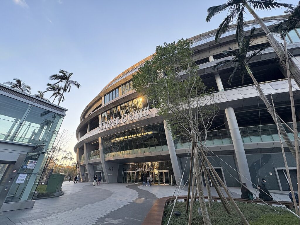 Taipei Dome: exterior view (2025)