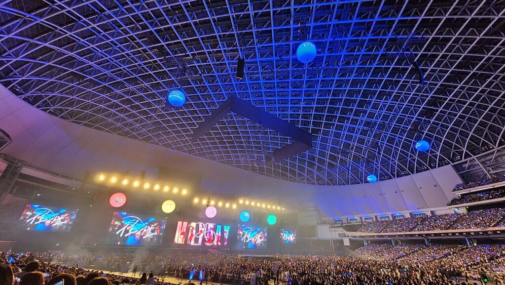 Taipei Dome: interior view (2025)