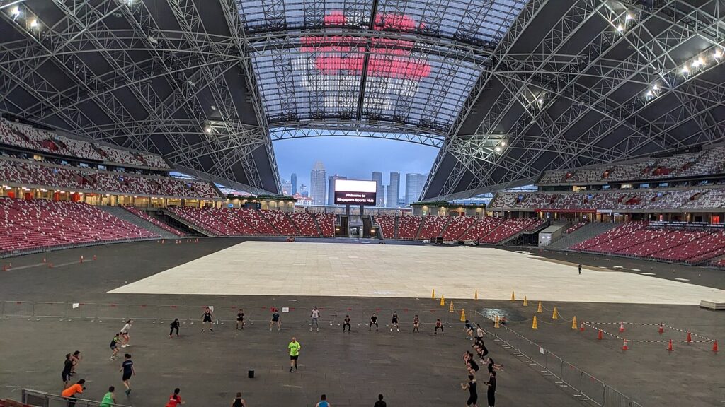 National Stadium: interior view (2023)