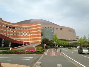 Mizuho PayPay Dome Fukuoka: exterior view (2016)