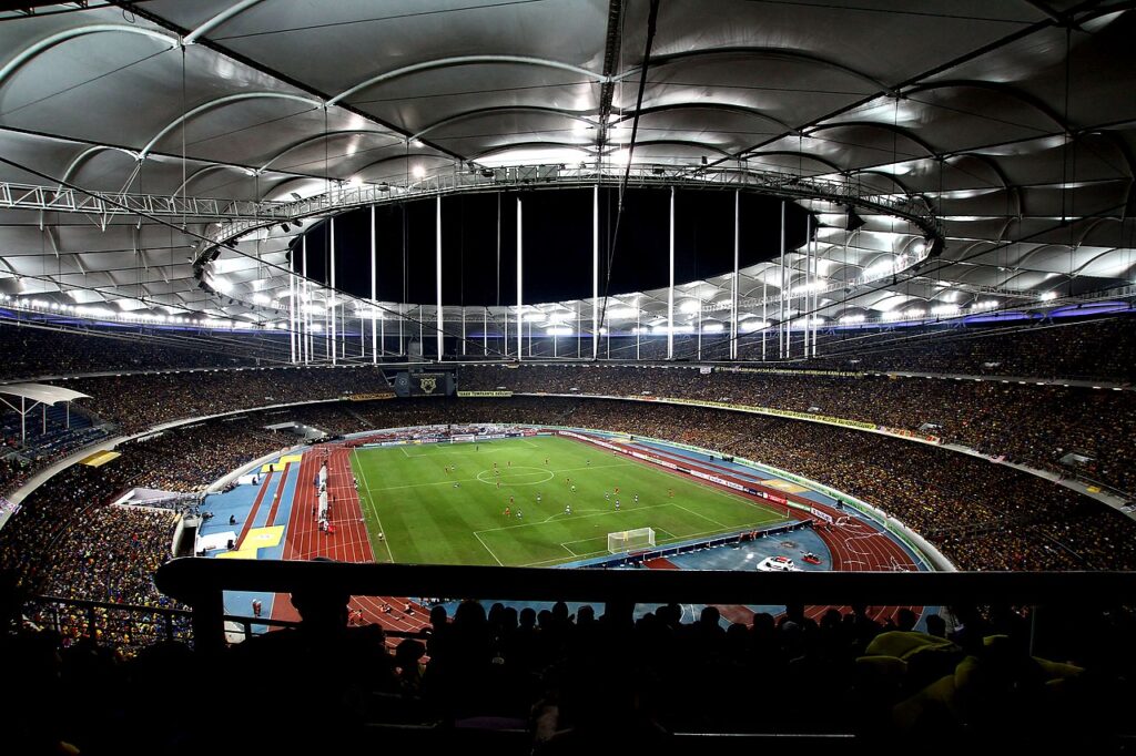 Stadium Nasional Bukit Jalil: interior view (2014)