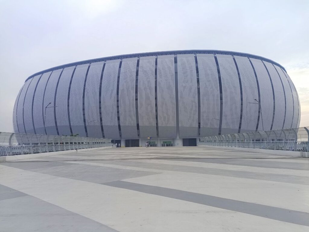 Jakarta International Stadium: exterior view (2024)