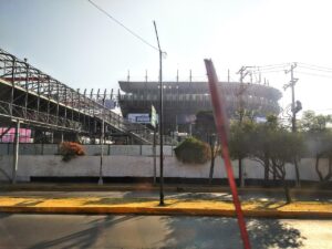 Foro Sol exterior before its renovation and renaming to Estadio GNP Seguros