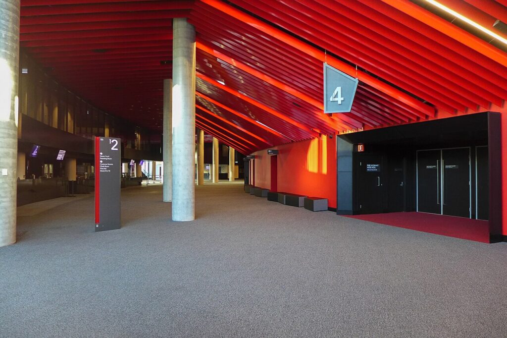 ICC Sydney Theatre foyer, not the concert auditorium