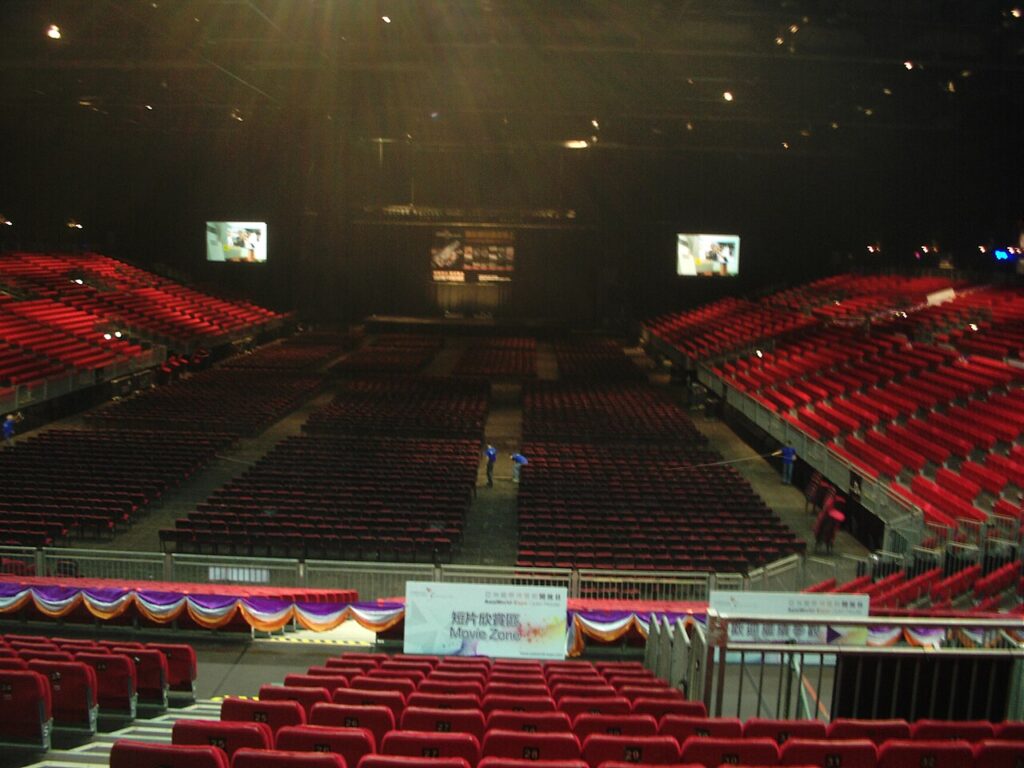 AsiaWorld-Arena: interior view (2010)