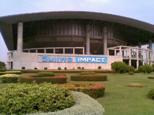 Impact Arena: exterior view (2011)