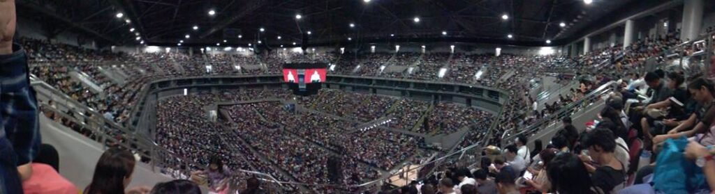 SM Mall of Asia Arena: interior view (2015)