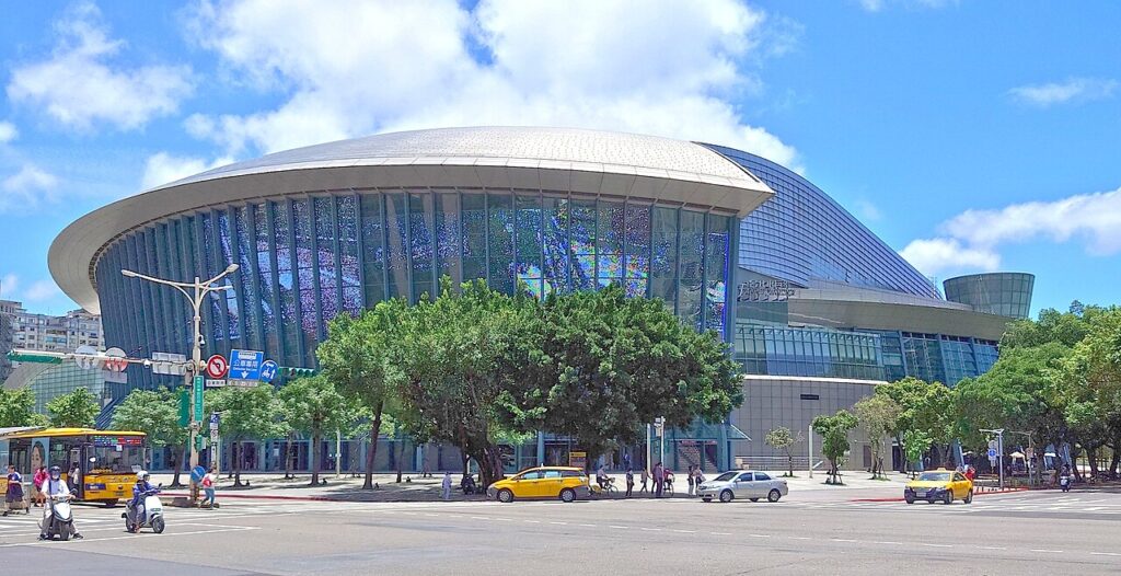 Taipei Arena: exterior view (2023)