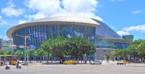 Taipei Arena: exterior view (2023)
