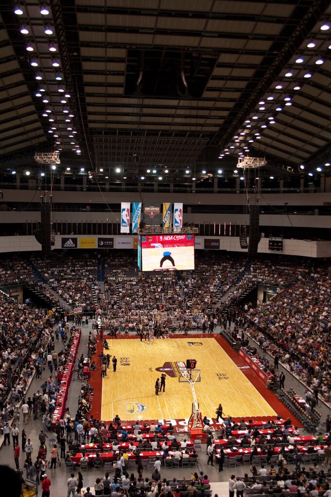 Taipei Arena: interior view (2009)