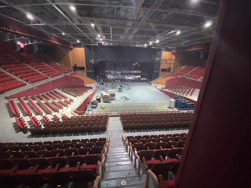 Olympic Hall: interior view (2022)