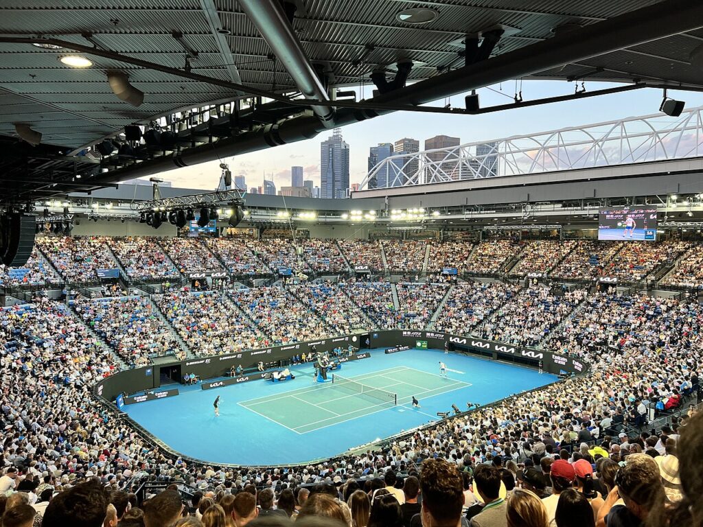 Rod Laver Arena: interior view (2023)