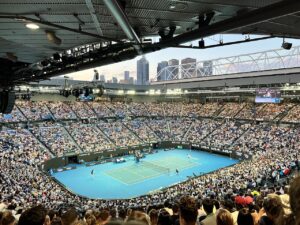 Rod Laver Arena: interior view (2023)