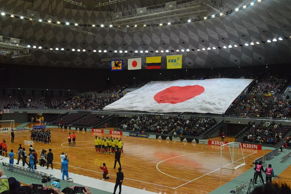 Asue Osaka Arena: interior view (2016)