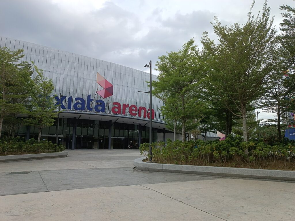 Unifi Arena: exterior view (2022)