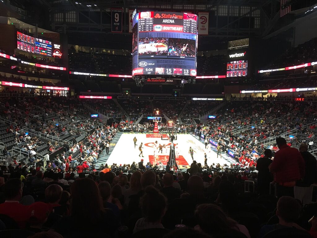 State Farm Arena: interior view (2019)