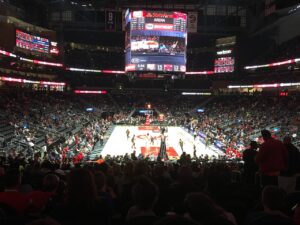 State Farm Arena: interior view (2019)