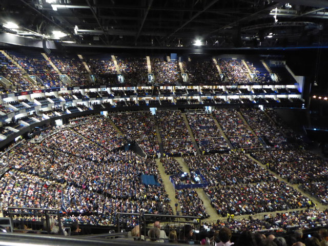 The O2 Arena: interior view (2018)