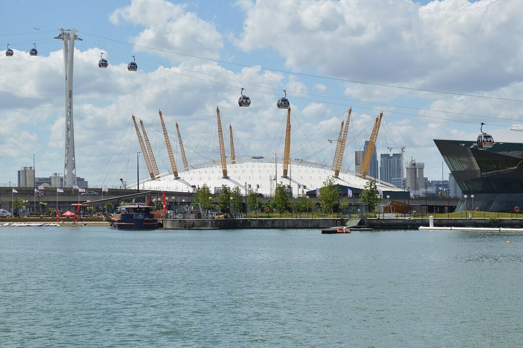 The O2 Arena: exterior view (2014)