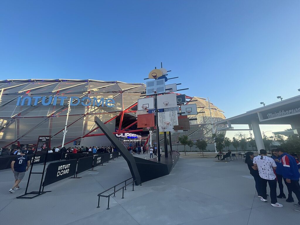 Intuit Dome: exterior view (2024)