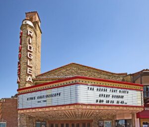 Ridglea Theatre: exterior view (2019)