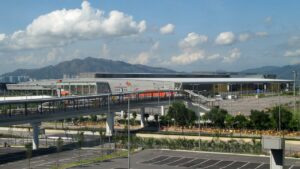AsiaWorld-Expo exterior; AsiaWorld-Arena occupies Hall 1 within this complex