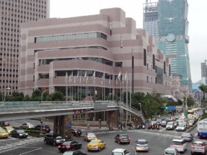 Taipei International Convention Center: exterior view (2016)