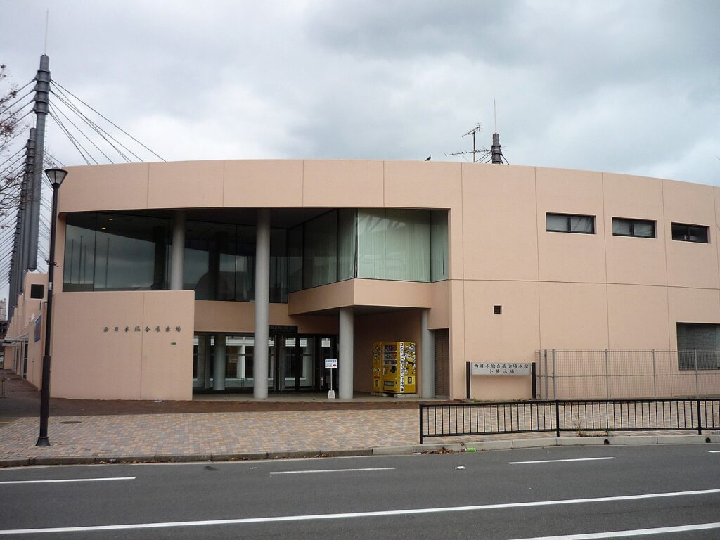 Kitakyushu Messe: exterior view (2018)