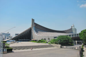 Yoyogi National Gymnasium: exterior view (2010)