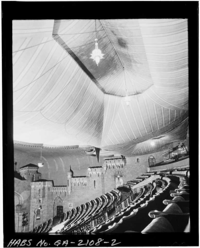 Historic Fox Theatre auditorium photograph from the HABS archive; not a current seating configuration